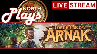 Lost Ruins of Arnak Board Game Gameplay | 3 Player Expedition (Live Stream Replay)