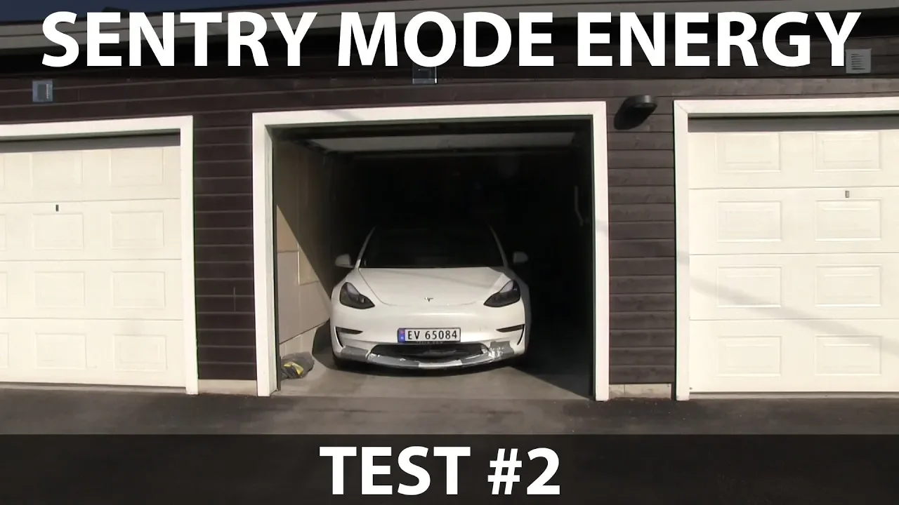 Energy usage of Sentry Mode (2nd test)