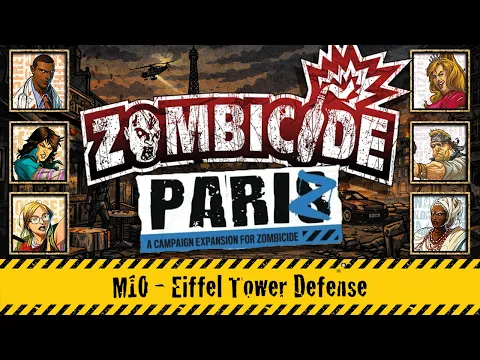 Zombicide 2nd Edition: PariZ Campaign (Mission M10) Board Game Gameplay