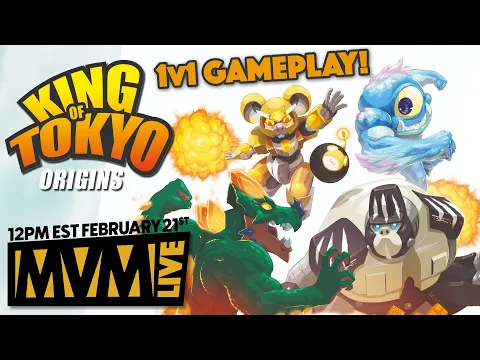 King of Tokyo: Origins Live Play - Full Playthrough of Exclusive New Edition!