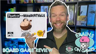 Brains On Games: Poetry For Neanderthals