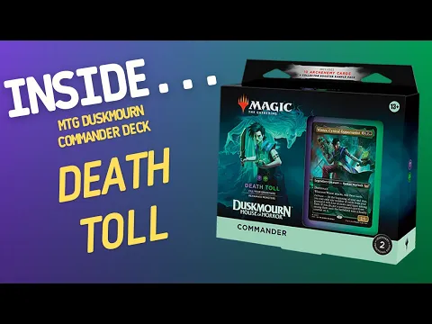 Inside…Magic The Gathering Duskmourn - Death Toll Commander Deck (4K 60fps)