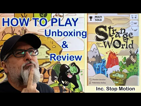 Strange World Above The Clouds | Florian Grenier | How to Play, Unboxing and Review | Board Game