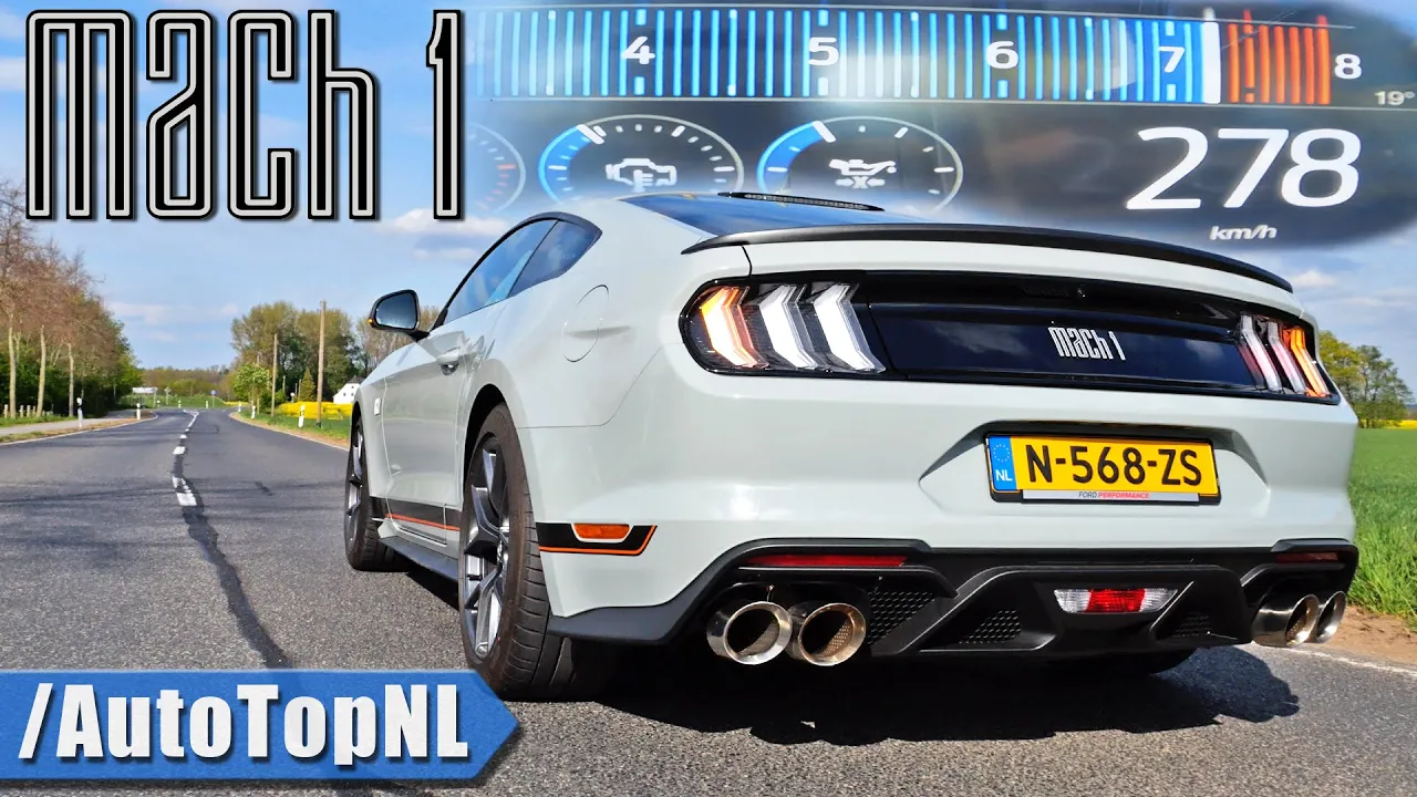 Ford Mustang Mach 1 | Acceleration TOP SPEED Sound & POV by AutoTopNL