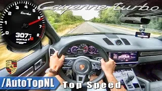 307km/h PORSCHE CAYENNE TURBO 2019 AUTOBAHN POV by AutoTopNL