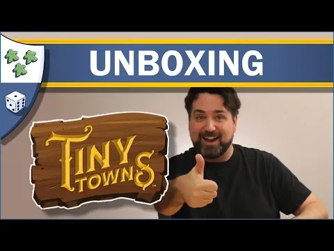 Tiny Towns Unboxing