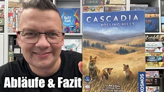 Cascadia Rolling Hills bzw. Rivers (Kosmos) Das Spiel des Jahres 2023 jetzt als Roll & Write-Spiel