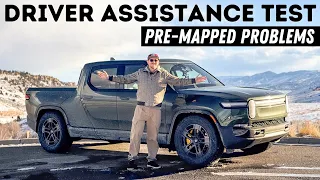 New Rivian R1T Takes On Our Driver Assistance Test! Pre-mapped Routes Bring Problems