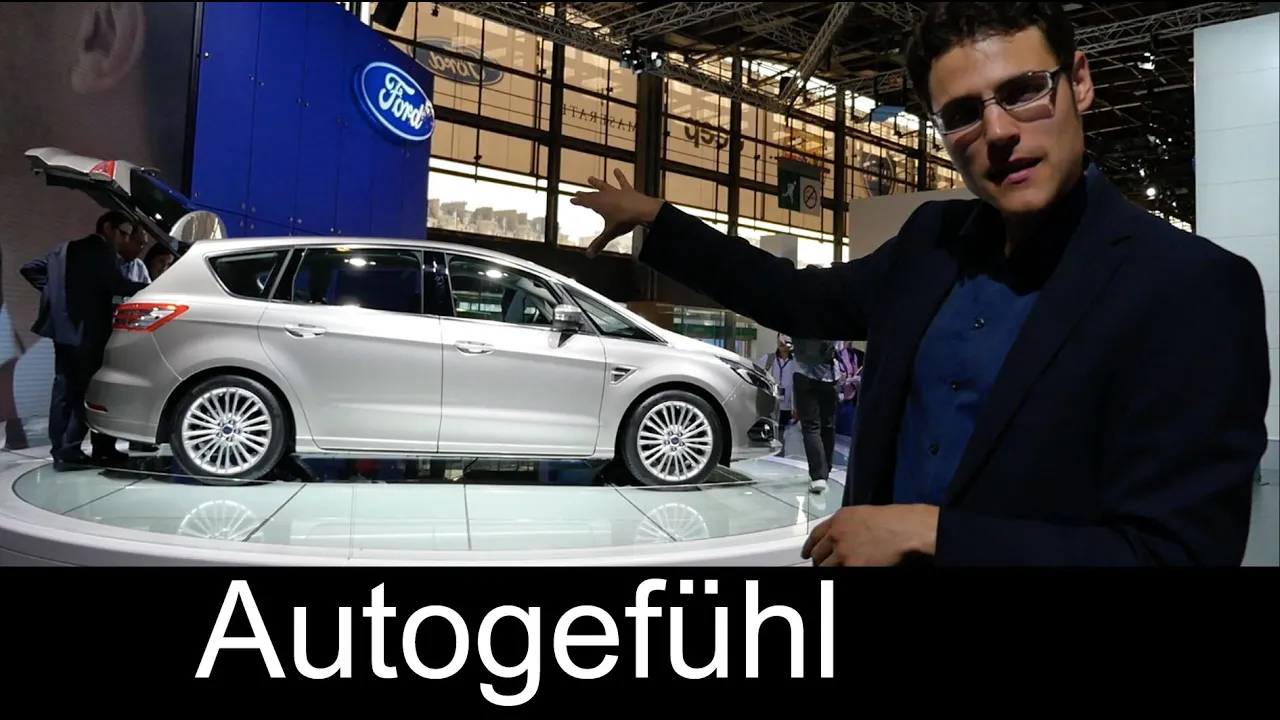 2015 all-new Ford S-MAX world premiere MPV with tour of exterior interior & interview