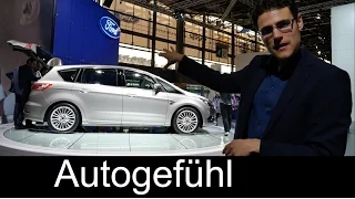 2015 all-new Ford S-MAX world premiere MPV with tour of exterior interior & interview
