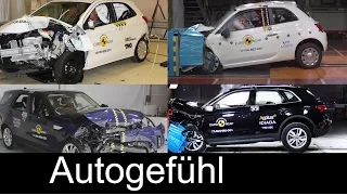 New Crash Tests: Audi Q5 vs. Land Rover Discovery & Fiat 500 vs. Ford Ka+ Euro NCAP - Autogefühl