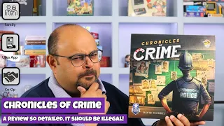 Chronicles of Crime : My criminally detailed game review