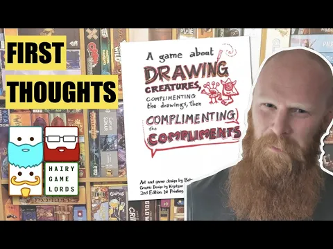 A game about drawing creatures, complimenting the drawings then complimenting the compliments Review