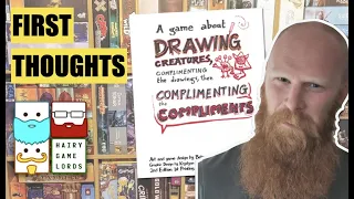 A game about drawing creatures, complimenting the drawings then complimenting the compliments Review