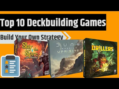 Top 10 Deckbuilding & Bag Building Games!! 2026 Edition