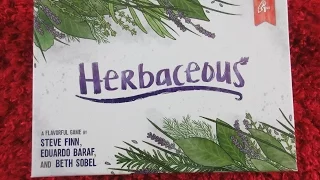 Herbaceous (a solo game) with Nettersplays
