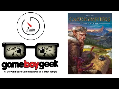 Cartographers (2-min Allegro) Review with the Game Boy Geek