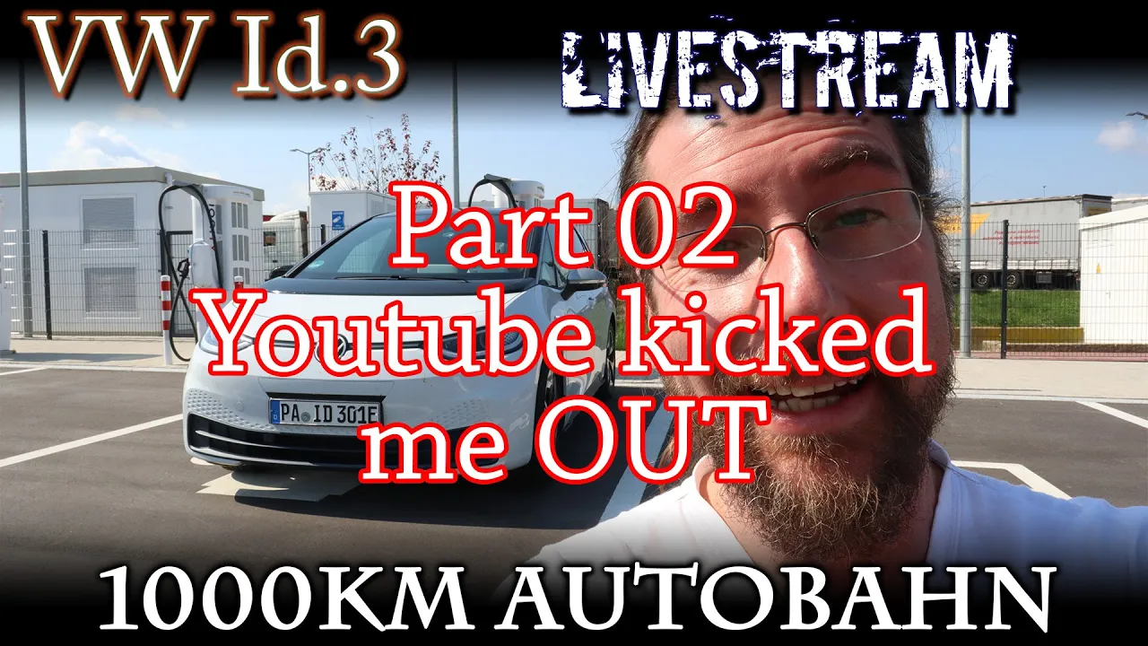 (live) 1000km VW Id3 Autobahn Part 2