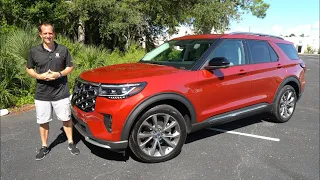 Is the 2025 Ford Explorer Platinum twin-turbo V6 the BEST midsize luxury SUV?