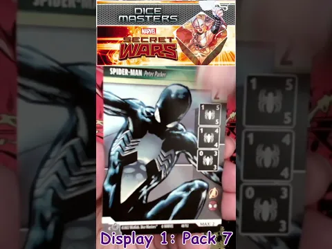 Dice Masters Secret Wars Display One Opening: Pack 7 #shorts