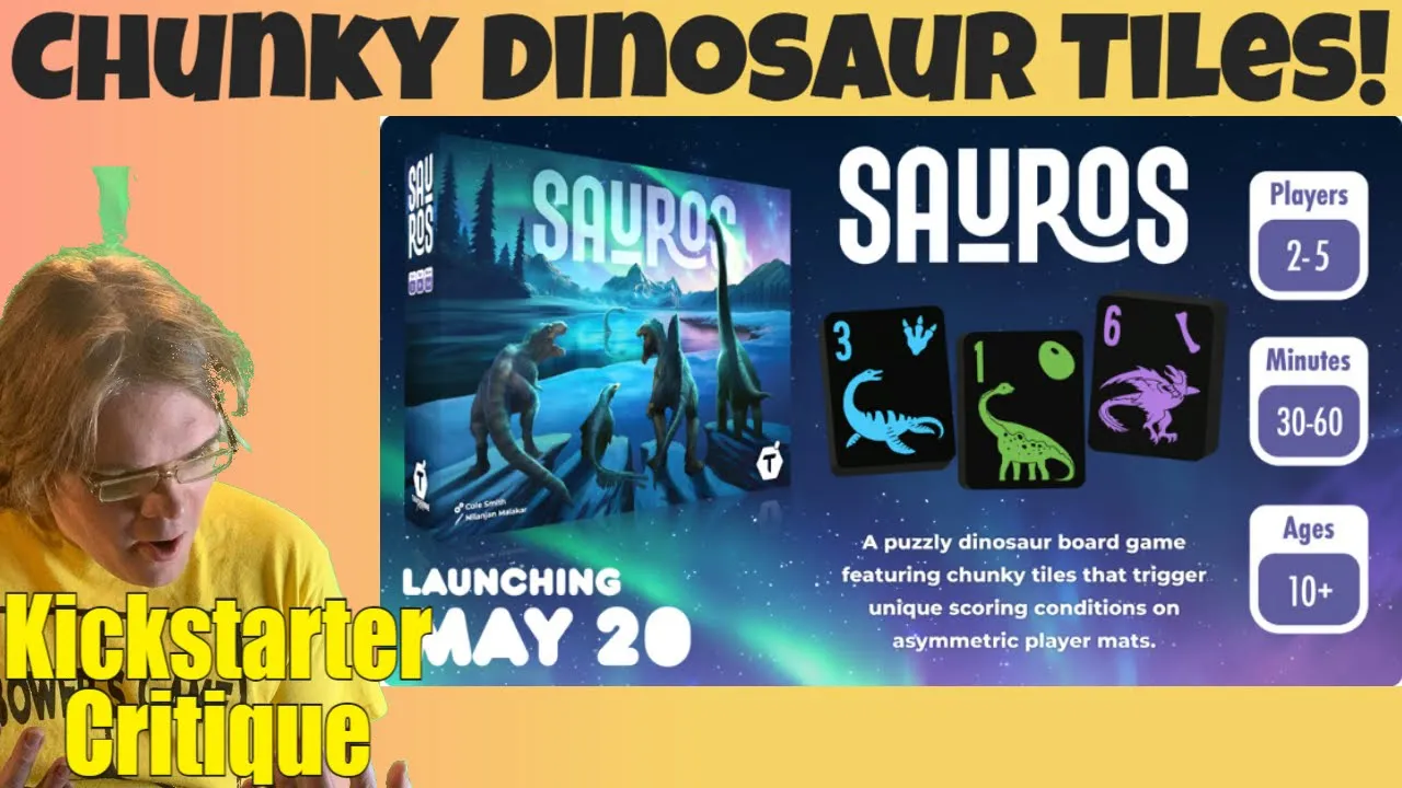 Sauros- Nice Prelaunch Image! - Kickstarter Critique Review