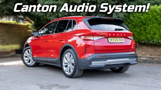 Skoda Elroq Audio Review: An Impressive 12-speaker Canton Audio System!