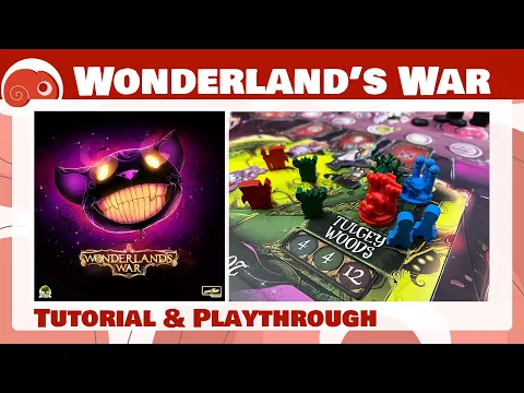Wonderland's War - 3p - Tutorial e partita completa con discussione finale