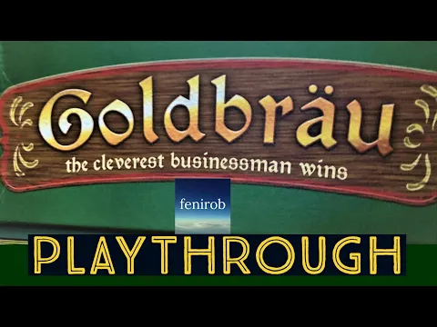 Goldbrau Board Game I Playthrough (Full Game)