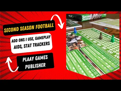 Second Season Football Add Ons, Options and How I Play #sportsgameplay #boardgames