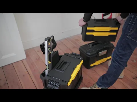 Caixa 3 em 1 Quick-Link com Rodas 7" Revestida de Borracha STST83319-1 Stanley