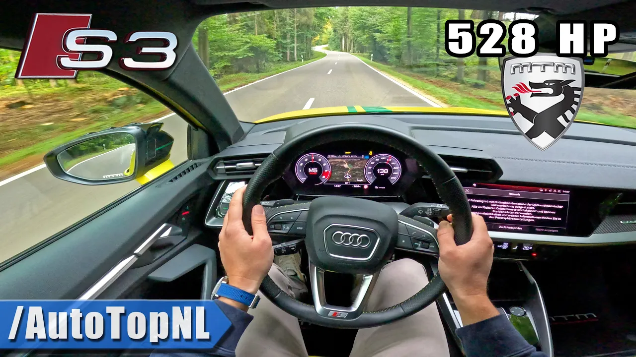 528HP AUDI S3 MTM 8Y | POV on PERFECT ROAD by AutoTopNL