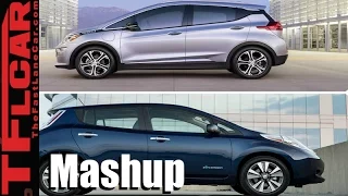 2017 Chevy Bolt vs 2016 Nissan Leaf EV Mashup Review: An Electric Car Rivalry is Born