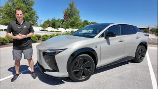 The 2026 Lexus RZ 550e F Sport is a NEW compact luxury performance SUV