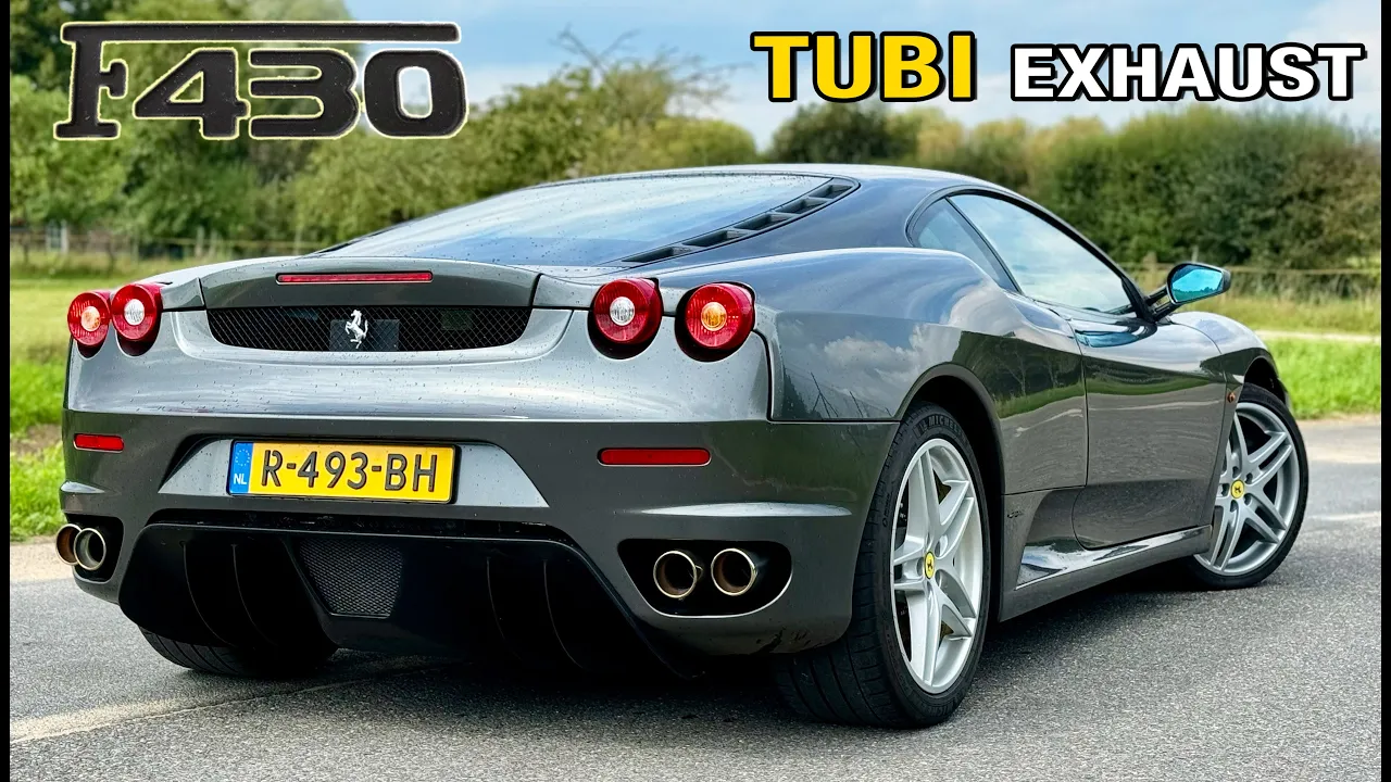 my FERRARI F430 *MANUAL* with TUBI EXHAUST // REVIEW on AUTOBAHN