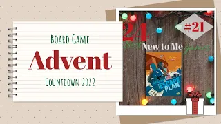 Board Game Advent Countdown | #21 Escape Plan