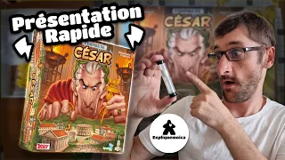 présentation rapide de L'EMPIRE DE CESAR de chez SYNAPES GAMES et HOLYGRAIL par expliquemoica