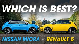 NEW Nissan Micra vs Renault 5 review – what's the BEST small electric car? | What Car?