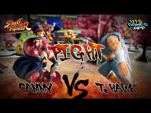 Street Fighter the Miniatures Game: Cammy VS T. Hawk Fight