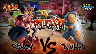 Street Fighter the Miniatures Game: Cammy VS T. Hawk Fight