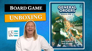 GENERAL ORDERS: WORLD WAR II - Board game Unboxing