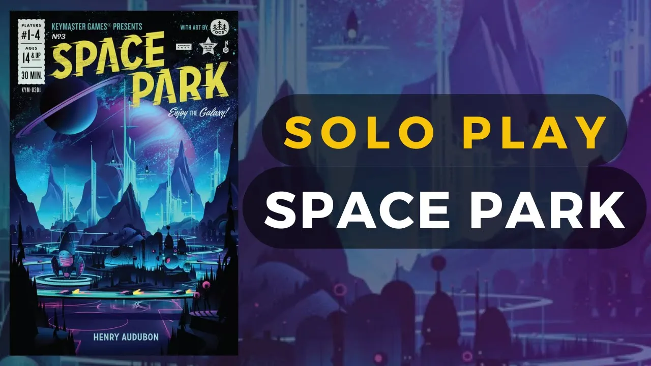 Space Park Board Game Full Solo Playthrough | DaniCha