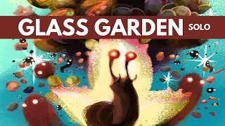 Glass Garden | Solo Board Game Tutorial and Playthrough (Review Copy Provided)