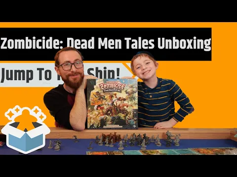 Zombicide: Dead Men Tales Unboxing - Just A Quick Look At the Components