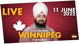 11 June 2022 Winnipeg Canada Kirtan Diwa