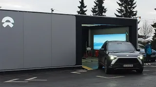 Hvor lang tid tar det å bytte batteri i Nio ES8?