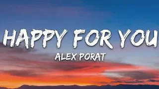 Alex Porat - happy for you (Lyrics)