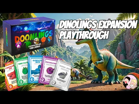 Learn & Play: Doomlings Dinolings Expansion | Doomlings Card Game