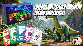Learn & Play: Doomlings Dinolings Expansion | Doomlings Card Game