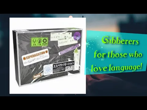 Unboxing a difficult to find game: Gibberers!