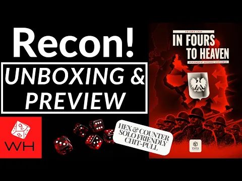 Recon! In Fours to Heaven | WW2 | Poland 1939 | Hex & Counter | Preview